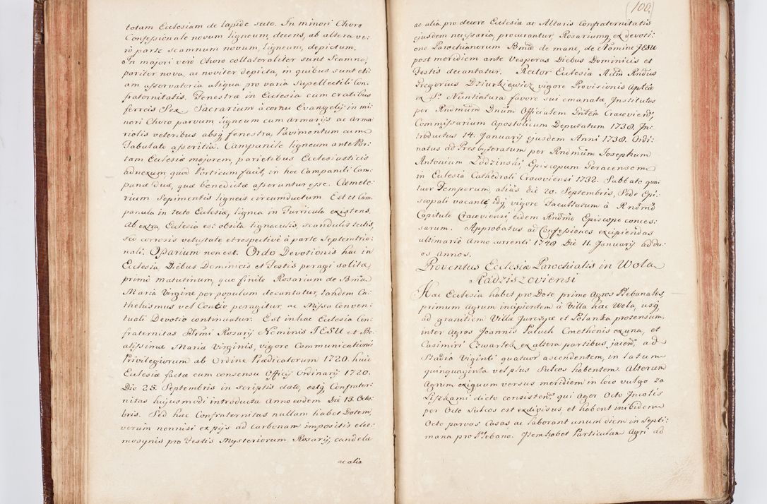 Zdjęcie nr 113 dla obiektu archiwalnego: Visitatio ecclesiarum parachialium, praebendarum, capellarum, hospitalium atque confraternitatum, nec non beneficiorum in decanatu Scaviensi foraneo, dioecesis, archidiaconatus et officialatus Cracoviensis consistentiu, ex speciali mandato Cel. Principis R.D. Andreae Stanislai Kostka in Załuskie Załuski, episcopi Cracoviensis canonicum, parochialis s. Nicolai ad Cracowiam praepositum, delegatum extraordinarium visitatorem a.D. 1748 