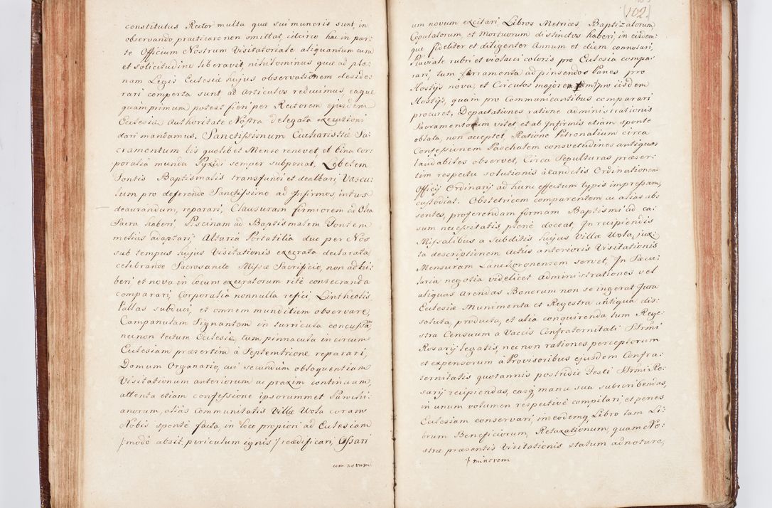 Zdjęcie nr 115 dla obiektu archiwalnego: Visitatio ecclesiarum parachialium, praebendarum, capellarum, hospitalium atque confraternitatum, nec non beneficiorum in decanatu Scaviensi foraneo, dioecesis, archidiaconatus et officialatus Cracoviensis consistentiu, ex speciali mandato Cel. Principis R.D. Andreae Stanislai Kostka in Załuskie Załuski, episcopi Cracoviensis canonicum, parochialis s. Nicolai ad Cracowiam praepositum, delegatum extraordinarium visitatorem a.D. 1748 