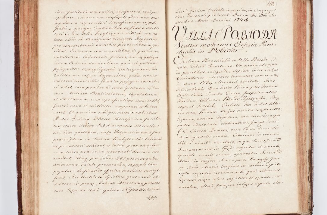 Zdjęcie nr 123 dla obiektu archiwalnego: Visitatio ecclesiarum parachialium, praebendarum, capellarum, hospitalium atque confraternitatum, nec non beneficiorum in decanatu Scaviensi foraneo, dioecesis, archidiaconatus et officialatus Cracoviensis consistentiu, ex speciali mandato Cel. Principis R.D. Andreae Stanislai Kostka in Załuskie Załuski, episcopi Cracoviensis canonicum, parochialis s. Nicolai ad Cracowiam praepositum, delegatum extraordinarium visitatorem a.D. 1748 