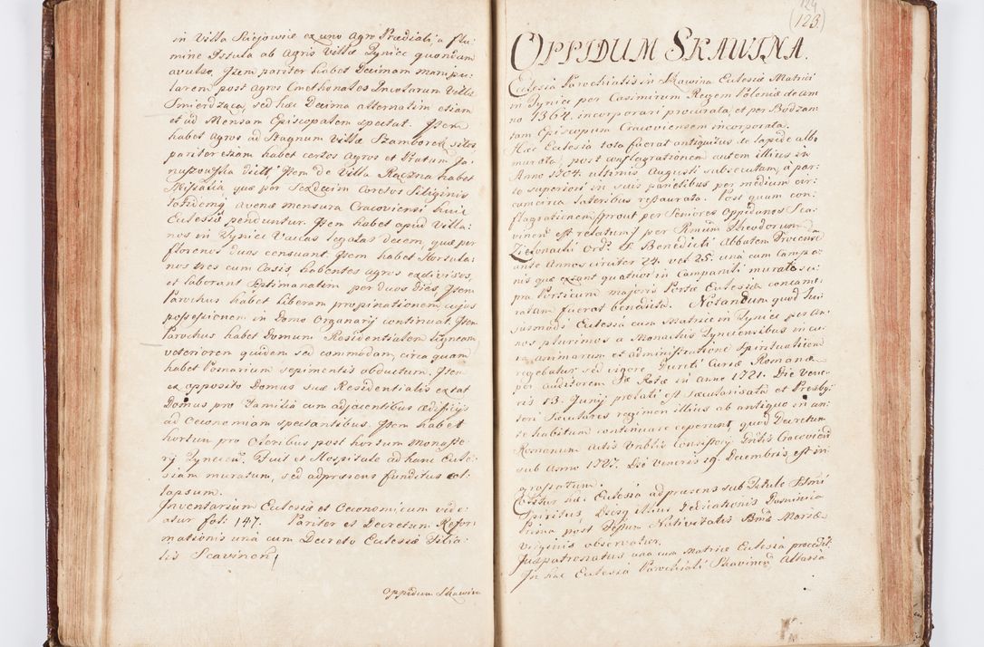 Zdjęcie nr 137 dla obiektu archiwalnego: Visitatio ecclesiarum parachialium, praebendarum, capellarum, hospitalium atque confraternitatum, nec non beneficiorum in decanatu Scaviensi foraneo, dioecesis, archidiaconatus et officialatus Cracoviensis consistentiu, ex speciali mandato Cel. Principis R.D. Andreae Stanislai Kostka in Załuskie Załuski, episcopi Cracoviensis canonicum, parochialis s. Nicolai ad Cracowiam praepositum, delegatum extraordinarium visitatorem a.D. 1748 