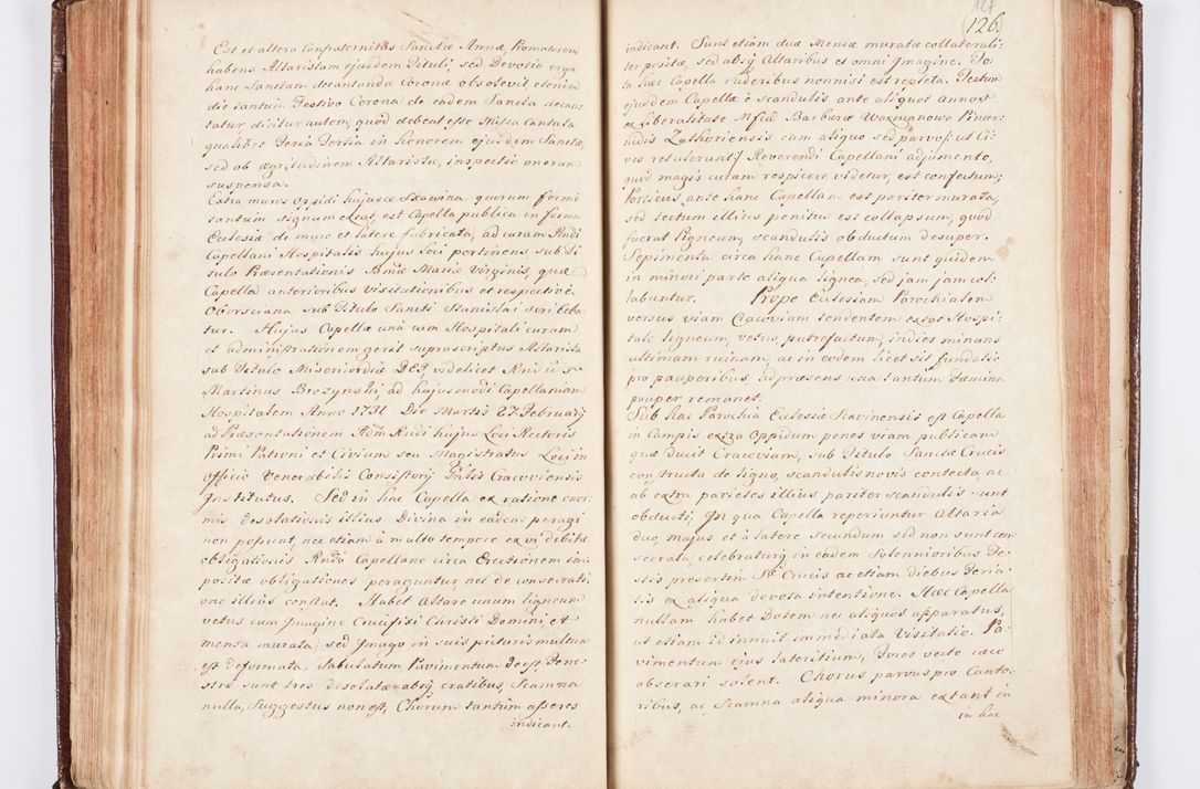 Zdjęcie nr 140 dla obiektu archiwalnego: Visitatio ecclesiarum parachialium, praebendarum, capellarum, hospitalium atque confraternitatum, nec non beneficiorum in decanatu Scaviensi foraneo, dioecesis, archidiaconatus et officialatus Cracoviensis consistentiu, ex speciali mandato Cel. Principis R.D. Andreae Stanislai Kostka in Załuskie Załuski, episcopi Cracoviensis canonicum, parochialis s. Nicolai ad Cracowiam praepositum, delegatum extraordinarium visitatorem a.D. 1748 