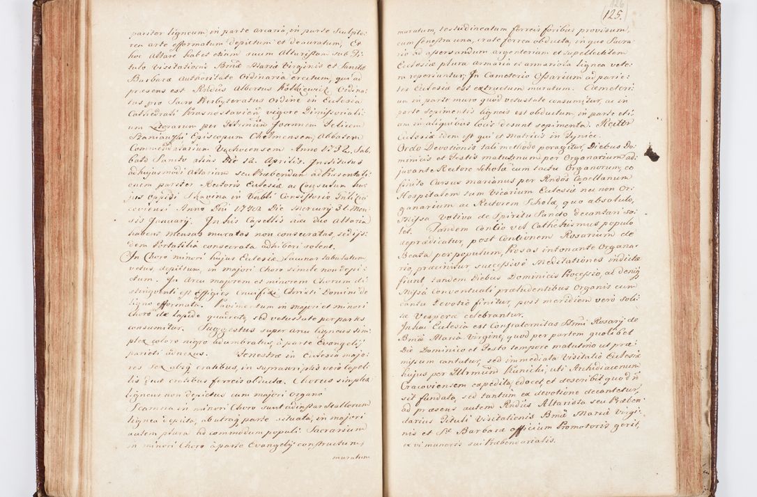 Zdjęcie nr 139 dla obiektu archiwalnego: Visitatio ecclesiarum parachialium, praebendarum, capellarum, hospitalium atque confraternitatum, nec non beneficiorum in decanatu Scaviensi foraneo, dioecesis, archidiaconatus et officialatus Cracoviensis consistentiu, ex speciali mandato Cel. Principis R.D. Andreae Stanislai Kostka in Załuskie Załuski, episcopi Cracoviensis canonicum, parochialis s. Nicolai ad Cracowiam praepositum, delegatum extraordinarium visitatorem a.D. 1748 