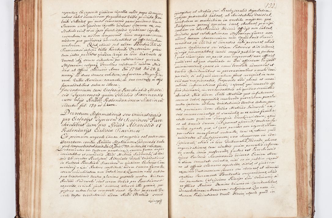 Zdjęcie nr 146 dla obiektu archiwalnego: Visitatio ecclesiarum parachialium, praebendarum, capellarum, hospitalium atque confraternitatum, nec non beneficiorum in decanatu Scaviensi foraneo, dioecesis, archidiaconatus et officialatus Cracoviensis consistentiu, ex speciali mandato Cel. Principis R.D. Andreae Stanislai Kostka in Załuskie Załuski, episcopi Cracoviensis canonicum, parochialis s. Nicolai ad Cracowiam praepositum, delegatum extraordinarium visitatorem a.D. 1748 