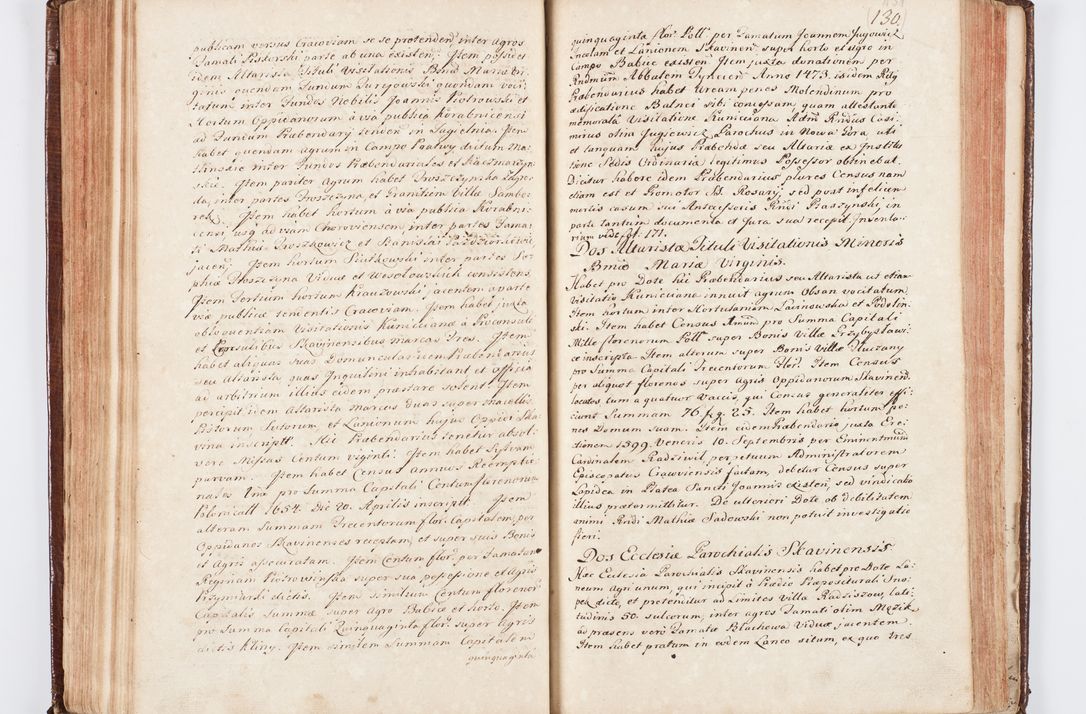 Zdjęcie nr 144 dla obiektu archiwalnego: Visitatio ecclesiarum parachialium, praebendarum, capellarum, hospitalium atque confraternitatum, nec non beneficiorum in decanatu Scaviensi foraneo, dioecesis, archidiaconatus et officialatus Cracoviensis consistentiu, ex speciali mandato Cel. Principis R.D. Andreae Stanislai Kostka in Załuskie Załuski, episcopi Cracoviensis canonicum, parochialis s. Nicolai ad Cracowiam praepositum, delegatum extraordinarium visitatorem a.D. 1748 