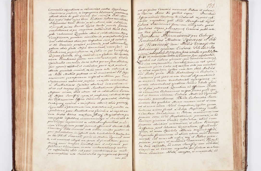 Zdjęcie nr 147 dla obiektu archiwalnego: Visitatio ecclesiarum parachialium, praebendarum, capellarum, hospitalium atque confraternitatum, nec non beneficiorum in decanatu Scaviensi foraneo, dioecesis, archidiaconatus et officialatus Cracoviensis consistentiu, ex speciali mandato Cel. Principis R.D. Andreae Stanislai Kostka in Załuskie Załuski, episcopi Cracoviensis canonicum, parochialis s. Nicolai ad Cracowiam praepositum, delegatum extraordinarium visitatorem a.D. 1748 