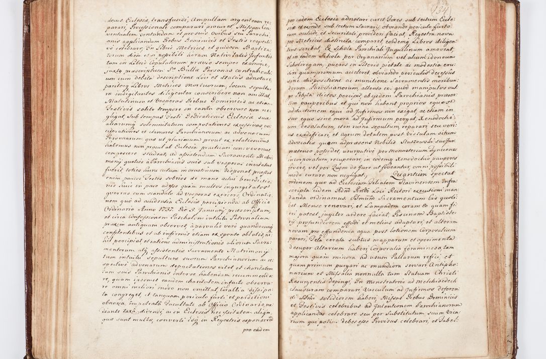 Zdjęcie nr 148 dla obiektu archiwalnego: Visitatio ecclesiarum parachialium, praebendarum, capellarum, hospitalium atque confraternitatum, nec non beneficiorum in decanatu Scaviensi foraneo, dioecesis, archidiaconatus et officialatus Cracoviensis consistentiu, ex speciali mandato Cel. Principis R.D. Andreae Stanislai Kostka in Załuskie Załuski, episcopi Cracoviensis canonicum, parochialis s. Nicolai ad Cracowiam praepositum, delegatum extraordinarium visitatorem a.D. 1748 