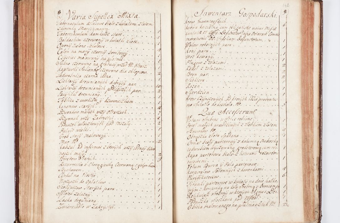 Zdjęcie nr 156 dla obiektu archiwalnego: Visitatio ecclesiarum parachialium, praebendarum, capellarum, hospitalium atque confraternitatum, nec non beneficiorum in decanatu Scaviensi foraneo, dioecesis, archidiaconatus et officialatus Cracoviensis consistentiu, ex speciali mandato Cel. Principis R.D. Andreae Stanislai Kostka in Załuskie Załuski, episcopi Cracoviensis canonicum, parochialis s. Nicolai ad Cracowiam praepositum, delegatum extraordinarium visitatorem a.D. 1748 