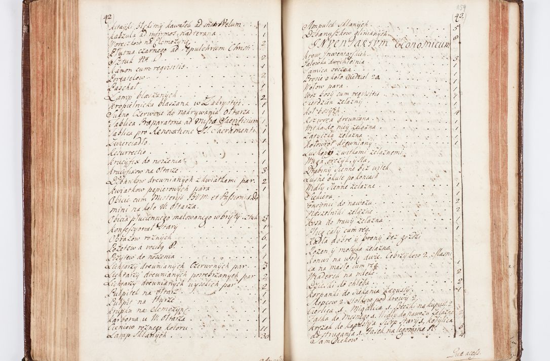 Zdjęcie nr 173 dla obiektu archiwalnego: Visitatio ecclesiarum parachialium, praebendarum, capellarum, hospitalium atque confraternitatum, nec non beneficiorum in decanatu Scaviensi foraneo, dioecesis, archidiaconatus et officialatus Cracoviensis consistentiu, ex speciali mandato Cel. Principis R.D. Andreae Stanislai Kostka in Załuskie Załuski, episcopi Cracoviensis canonicum, parochialis s. Nicolai ad Cracowiam praepositum, delegatum extraordinarium visitatorem a.D. 1748 