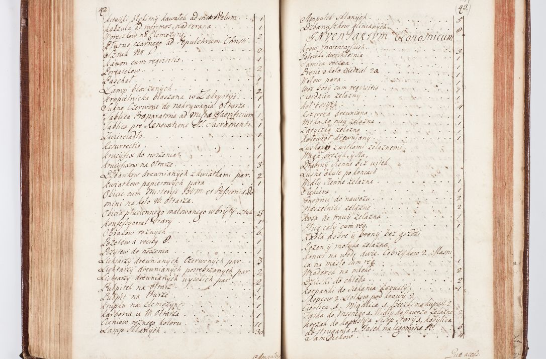 Zdjęcie nr 174 dla obiektu archiwalnego: Visitatio ecclesiarum parachialium, praebendarum, capellarum, hospitalium atque confraternitatum, nec non beneficiorum in decanatu Scaviensi foraneo, dioecesis, archidiaconatus et officialatus Cracoviensis consistentiu, ex speciali mandato Cel. Principis R.D. Andreae Stanislai Kostka in Załuskie Załuski, episcopi Cracoviensis canonicum, parochialis s. Nicolai ad Cracowiam praepositum, delegatum extraordinarium visitatorem a.D. 1748 