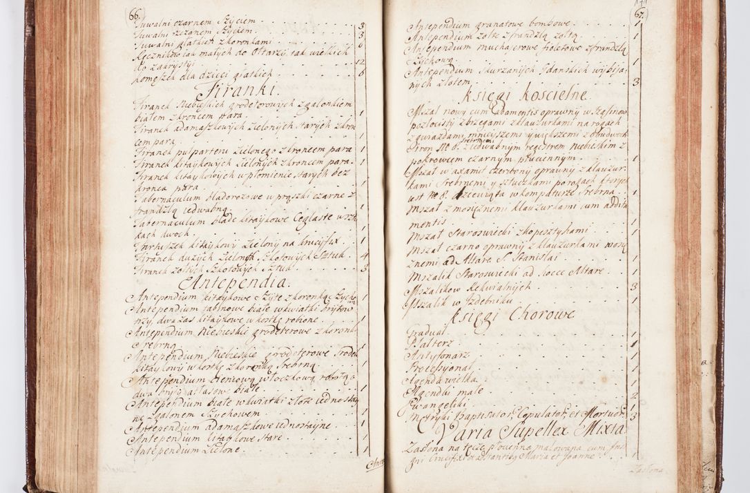 Zdjęcie nr 186 dla obiektu archiwalnego: Visitatio ecclesiarum parachialium, praebendarum, capellarum, hospitalium atque confraternitatum, nec non beneficiorum in decanatu Scaviensi foraneo, dioecesis, archidiaconatus et officialatus Cracoviensis consistentiu, ex speciali mandato Cel. Principis R.D. Andreae Stanislai Kostka in Załuskie Załuski, episcopi Cracoviensis canonicum, parochialis s. Nicolai ad Cracowiam praepositum, delegatum extraordinarium visitatorem a.D. 1748 
