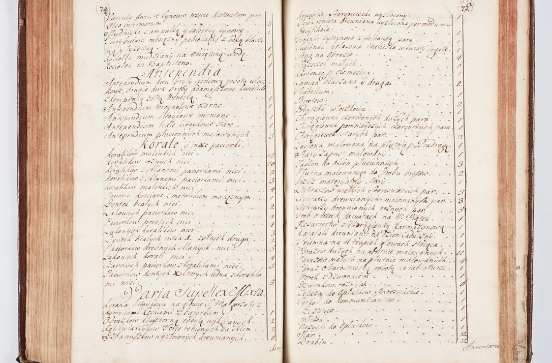 Zdjęcie nr 190 dla obiektu archiwalnego: Visitatio ecclesiarum parachialium, praebendarum, capellarum, hospitalium atque confraternitatum, nec non beneficiorum in decanatu Scaviensi foraneo, dioecesis, archidiaconatus et officialatus Cracoviensis consistentiu, ex speciali mandato Cel. Principis R.D. Andreae Stanislai Kostka in Załuskie Załuski, episcopi Cracoviensis canonicum, parochialis s. Nicolai ad Cracowiam praepositum, delegatum extraordinarium visitatorem a.D. 1748 