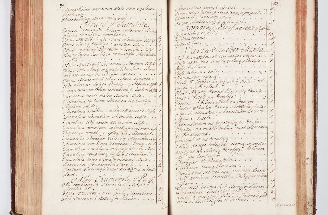 Zdjęcie nr 194 dla obiektu archiwalnego: Visitatio ecclesiarum parachialium, praebendarum, capellarum, hospitalium atque confraternitatum, nec non beneficiorum in decanatu Scaviensi foraneo, dioecesis, archidiaconatus et officialatus Cracoviensis consistentiu, ex speciali mandato Cel. Principis R.D. Andreae Stanislai Kostka in Załuskie Załuski, episcopi Cracoviensis canonicum, parochialis s. Nicolai ad Cracowiam praepositum, delegatum extraordinarium visitatorem a.D. 1748 