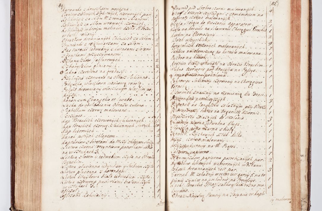 Zdjęcie nr 195 dla obiektu archiwalnego: Visitatio ecclesiarum parachialium, praebendarum, capellarum, hospitalium atque confraternitatum, nec non beneficiorum in decanatu Scaviensi foraneo, dioecesis, archidiaconatus et officialatus Cracoviensis consistentiu, ex speciali mandato Cel. Principis R.D. Andreae Stanislai Kostka in Załuskie Załuski, episcopi Cracoviensis canonicum, parochialis s. Nicolai ad Cracowiam praepositum, delegatum extraordinarium visitatorem a.D. 1748 