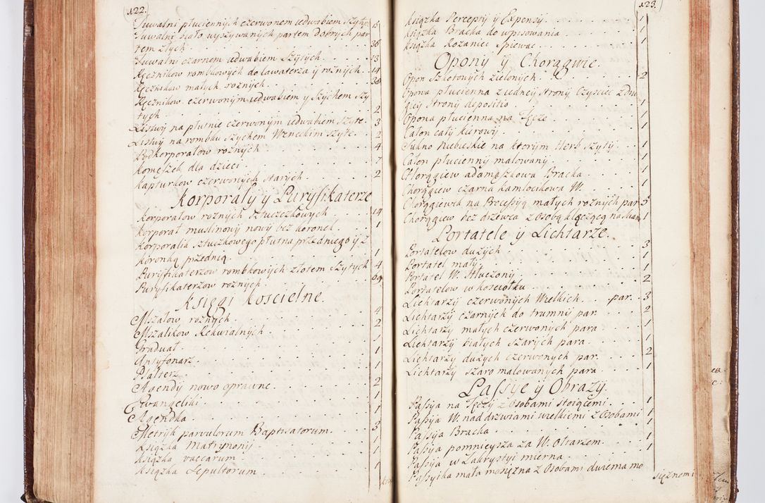 Zdjęcie nr 214 dla obiektu archiwalnego: Visitatio ecclesiarum parachialium, praebendarum, capellarum, hospitalium atque confraternitatum, nec non beneficiorum in decanatu Scaviensi foraneo, dioecesis, archidiaconatus et officialatus Cracoviensis consistentiu, ex speciali mandato Cel. Principis R.D. Andreae Stanislai Kostka in Załuskie Załuski, episcopi Cracoviensis canonicum, parochialis s. Nicolai ad Cracowiam praepositum, delegatum extraordinarium visitatorem a.D. 1748 