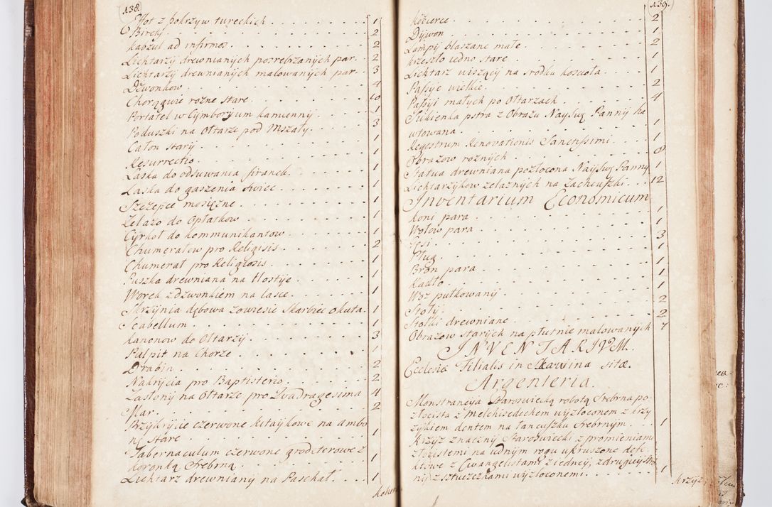 Zdjęcie nr 222 dla obiektu archiwalnego: Visitatio ecclesiarum parachialium, praebendarum, capellarum, hospitalium atque confraternitatum, nec non beneficiorum in decanatu Scaviensi foraneo, dioecesis, archidiaconatus et officialatus Cracoviensis consistentiu, ex speciali mandato Cel. Principis R.D. Andreae Stanislai Kostka in Załuskie Załuski, episcopi Cracoviensis canonicum, parochialis s. Nicolai ad Cracowiam praepositum, delegatum extraordinarium visitatorem a.D. 1748 