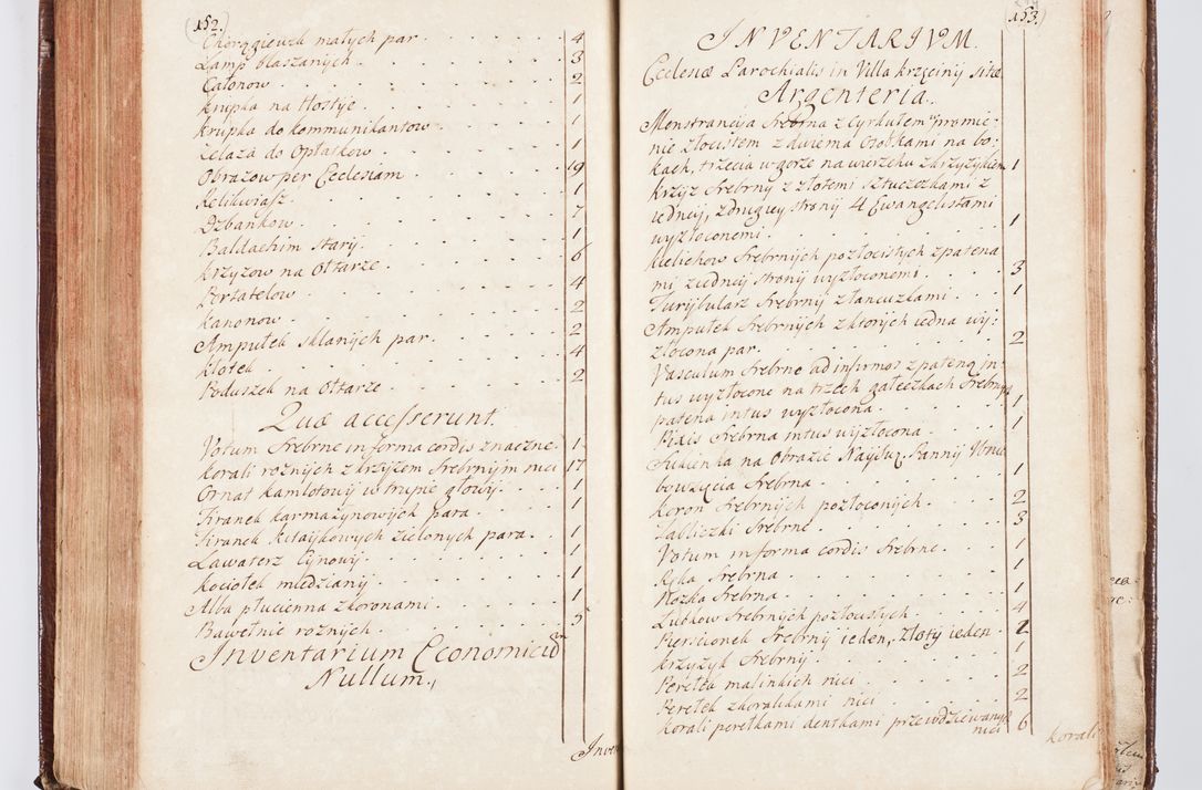 Zdjęcie nr 229 dla obiektu archiwalnego: Visitatio ecclesiarum parachialium, praebendarum, capellarum, hospitalium atque confraternitatum, nec non beneficiorum in decanatu Scaviensi foraneo, dioecesis, archidiaconatus et officialatus Cracoviensis consistentiu, ex speciali mandato Cel. Principis R.D. Andreae Stanislai Kostka in Załuskie Załuski, episcopi Cracoviensis canonicum, parochialis s. Nicolai ad Cracowiam praepositum, delegatum extraordinarium visitatorem a.D. 1748 
