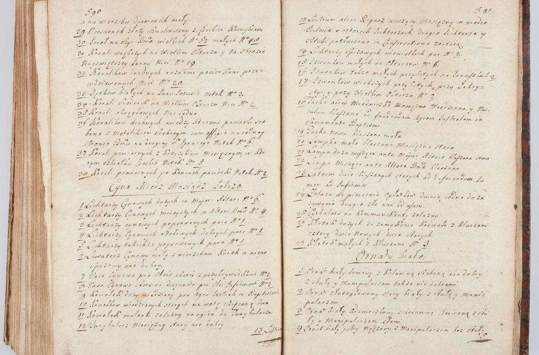 Zdjęcie nr 317 dla obiektu archiwalnego: Acta visitationis ecclesiarum in decanatu Sokolinensi et Kijensi ex commissione Cel. Principis R.D. Andrea Stanislai Kostka comitis in Załuskie Załuski, episcopi Cracoviensis, ducis Severiae, per Josephum Carolum Bleszyński, ecclesiarum cathedralis Cracoviensis et Insignis Collegiatae Sandomiriensis canonicum, expeditae diebus mensium Januarii et Februarii et Martii 1748 anno