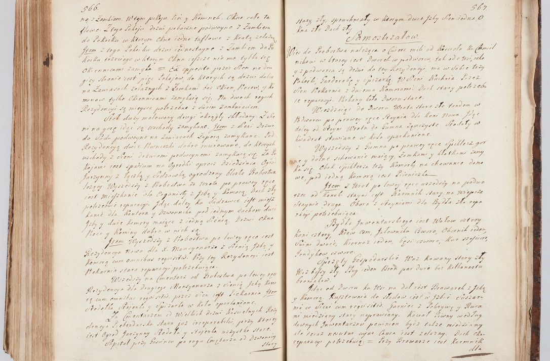 Zdjęcie nr 305 dla obiektu archiwalnego: Acta visitationis ecclesiarum in decanatu Sokolinensi et Kijensi ex commissione Cel. Principis R.D. Andrea Stanislai Kostka comitis in Załuskie Załuski, episcopi Cracoviensis, ducis Severiae, per Josephum Carolum Bleszyński, ecclesiarum cathedralis Cracoviensis et Insignis Collegiatae Sandomiriensis canonicum, expeditae diebus mensium Januarii et Februarii et Martii 1748 anno