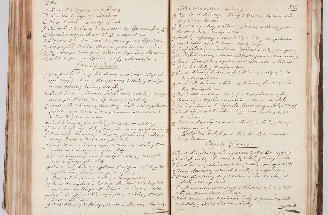 Zdjęcie nr 298 dla obiektu archiwalnego: Acta visitationis ecclesiarum in decanatu Sokolinensi et Kijensi ex commissione Cel. Principis R.D. Andrea Stanislai Kostka comitis in Załuskie Załuski, episcopi Cracoviensis, ducis Severiae, per Josephum Carolum Bleszyński, ecclesiarum cathedralis Cracoviensis et Insignis Collegiatae Sandomiriensis canonicum, expeditae diebus mensium Januarii et Februarii et Martii 1748 anno