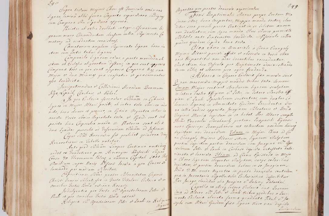 Zdjęcie nr 295 dla obiektu archiwalnego: Acta visitationis ecclesiarum in decanatu Sokolinensi et Kijensi ex commissione Cel. Principis R.D. Andrea Stanislai Kostka comitis in Załuskie Załuski, episcopi Cracoviensis, ducis Severiae, per Josephum Carolum Bleszyński, ecclesiarum cathedralis Cracoviensis et Insignis Collegiatae Sandomiriensis canonicum, expeditae diebus mensium Januarii et Februarii et Martii 1748 anno