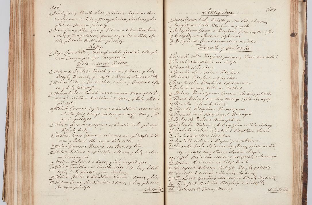 Zdjęcie nr 274 dla obiektu archiwalnego: Acta visitationis ecclesiarum in decanatu Sokolinensi et Kijensi ex commissione Cel. Principis R.D. Andrea Stanislai Kostka comitis in Załuskie Załuski, episcopi Cracoviensis, ducis Severiae, per Josephum Carolum Bleszyński, ecclesiarum cathedralis Cracoviensis et Insignis Collegiatae Sandomiriensis canonicum, expeditae diebus mensium Januarii et Februarii et Martii 1748 anno