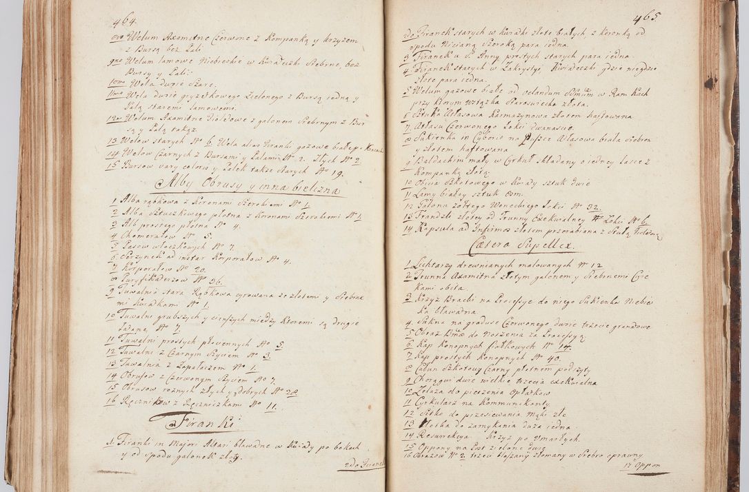 Zdjęcie nr 253 dla obiektu archiwalnego: Acta visitationis ecclesiarum in decanatu Sokolinensi et Kijensi ex commissione Cel. Principis R.D. Andrea Stanislai Kostka comitis in Załuskie Załuski, episcopi Cracoviensis, ducis Severiae, per Josephum Carolum Bleszyński, ecclesiarum cathedralis Cracoviensis et Insignis Collegiatae Sandomiriensis canonicum, expeditae diebus mensium Januarii et Februarii et Martii 1748 anno