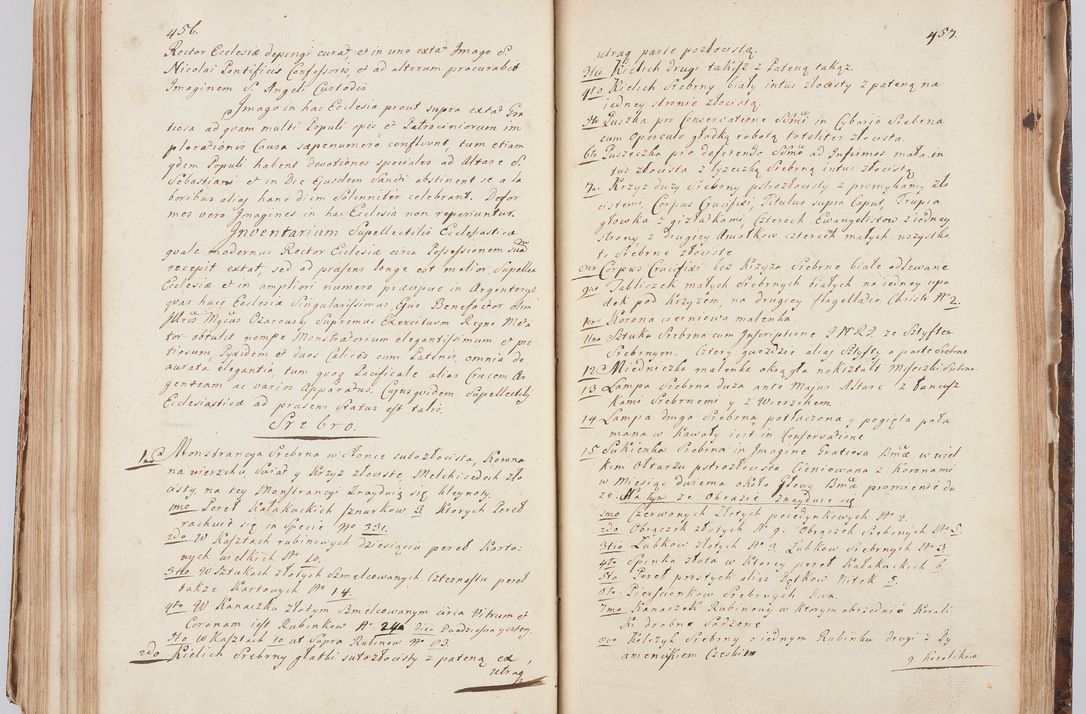 Zdjęcie nr 249 dla obiektu archiwalnego: Acta visitationis ecclesiarum in decanatu Sokolinensi et Kijensi ex commissione Cel. Principis R.D. Andrea Stanislai Kostka comitis in Załuskie Załuski, episcopi Cracoviensis, ducis Severiae, per Josephum Carolum Bleszyński, ecclesiarum cathedralis Cracoviensis et Insignis Collegiatae Sandomiriensis canonicum, expeditae diebus mensium Januarii et Februarii et Martii 1748 anno