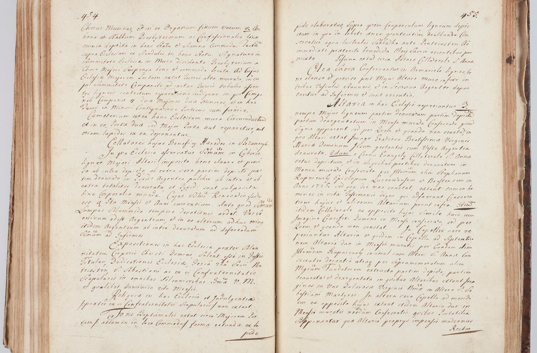 Zdjęcie nr 248 dla obiektu archiwalnego: Acta visitationis ecclesiarum in decanatu Sokolinensi et Kijensi ex commissione Cel. Principis R.D. Andrea Stanislai Kostka comitis in Załuskie Załuski, episcopi Cracoviensis, ducis Severiae, per Josephum Carolum Bleszyński, ecclesiarum cathedralis Cracoviensis et Insignis Collegiatae Sandomiriensis canonicum, expeditae diebus mensium Januarii et Februarii et Martii 1748 anno