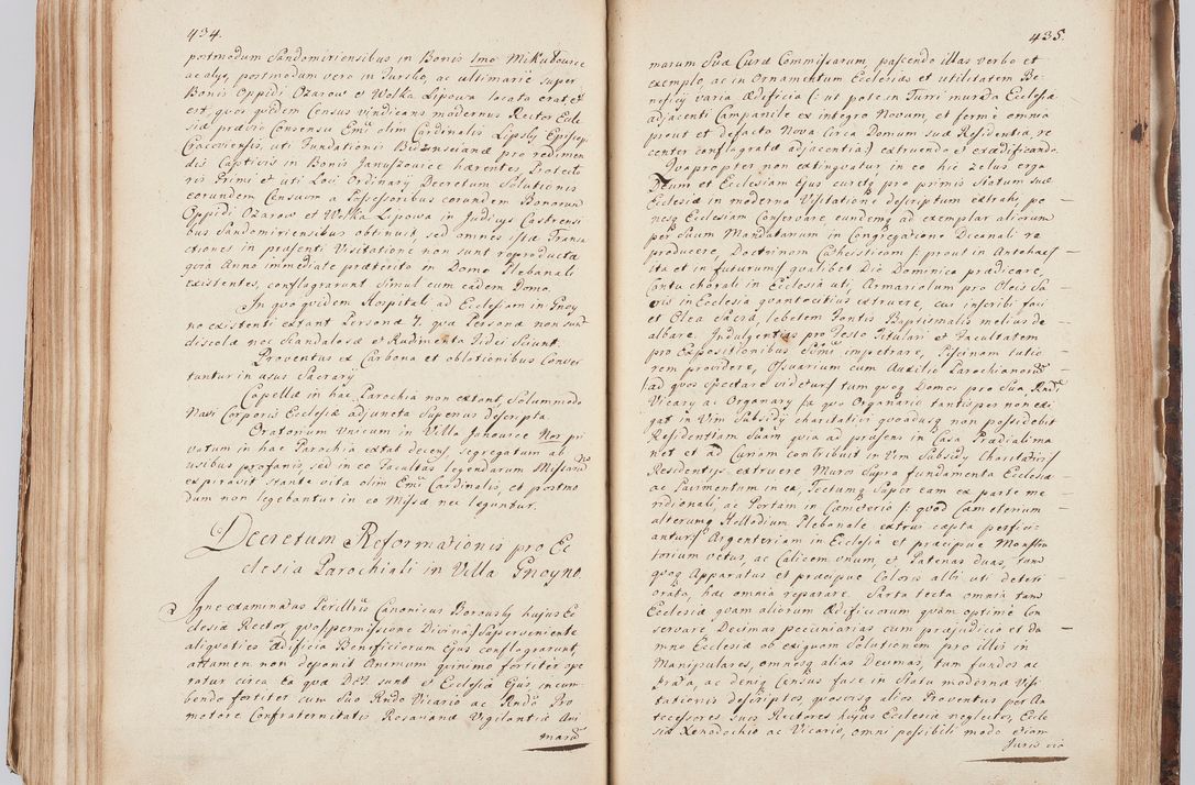Zdjęcie nr 238 dla obiektu archiwalnego: Acta visitationis ecclesiarum in decanatu Sokolinensi et Kijensi ex commissione Cel. Principis R.D. Andrea Stanislai Kostka comitis in Załuskie Załuski, episcopi Cracoviensis, ducis Severiae, per Josephum Carolum Bleszyński, ecclesiarum cathedralis Cracoviensis et Insignis Collegiatae Sandomiriensis canonicum, expeditae diebus mensium Januarii et Februarii et Martii 1748 anno