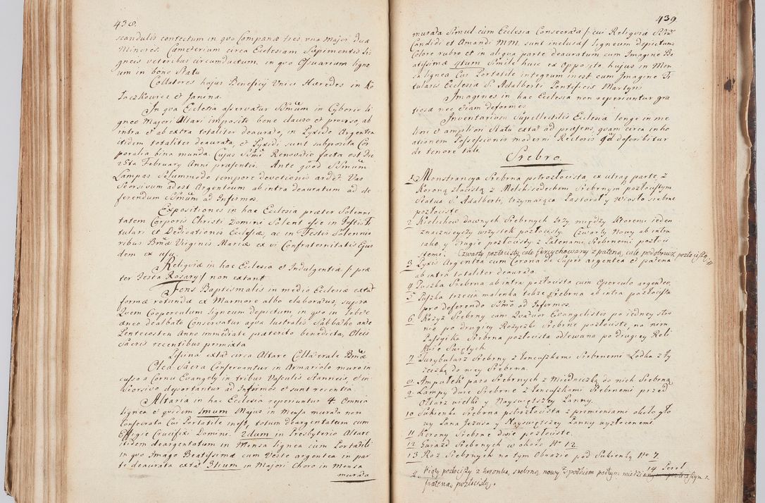 Zdjęcie nr 240 dla obiektu archiwalnego: Acta visitationis ecclesiarum in decanatu Sokolinensi et Kijensi ex commissione Cel. Principis R.D. Andrea Stanislai Kostka comitis in Załuskie Załuski, episcopi Cracoviensis, ducis Severiae, per Josephum Carolum Bleszyński, ecclesiarum cathedralis Cracoviensis et Insignis Collegiatae Sandomiriensis canonicum, expeditae diebus mensium Januarii et Februarii et Martii 1748 anno