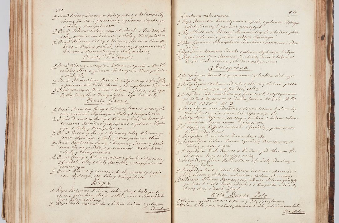 Zdjęcie nr 231 dla obiektu archiwalnego: Acta visitationis ecclesiarum in decanatu Sokolinensi et Kijensi ex commissione Cel. Principis R.D. Andrea Stanislai Kostka comitis in Załuskie Załuski, episcopi Cracoviensis, ducis Severiae, per Josephum Carolum Bleszyński, ecclesiarum cathedralis Cracoviensis et Insignis Collegiatae Sandomiriensis canonicum, expeditae diebus mensium Januarii et Februarii et Martii 1748 anno