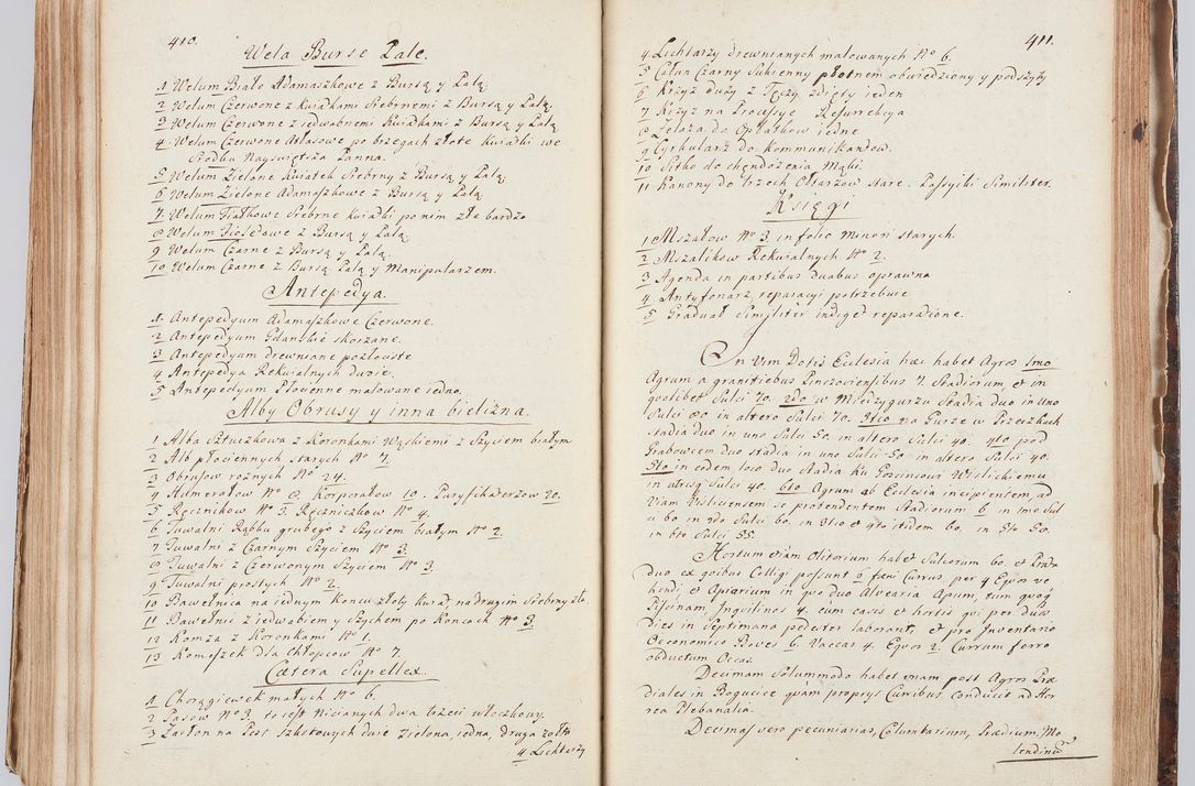 Zdjęcie nr 226 dla obiektu archiwalnego: Acta visitationis ecclesiarum in decanatu Sokolinensi et Kijensi ex commissione Cel. Principis R.D. Andrea Stanislai Kostka comitis in Załuskie Załuski, episcopi Cracoviensis, ducis Severiae, per Josephum Carolum Bleszyński, ecclesiarum cathedralis Cracoviensis et Insignis Collegiatae Sandomiriensis canonicum, expeditae diebus mensium Januarii et Februarii et Martii 1748 anno