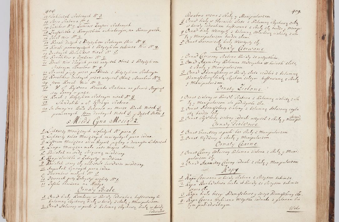 Zdjęcie nr 225 dla obiektu archiwalnego: Acta visitationis ecclesiarum in decanatu Sokolinensi et Kijensi ex commissione Cel. Principis R.D. Andrea Stanislai Kostka comitis in Załuskie Załuski, episcopi Cracoviensis, ducis Severiae, per Josephum Carolum Bleszyński, ecclesiarum cathedralis Cracoviensis et Insignis Collegiatae Sandomiriensis canonicum, expeditae diebus mensium Januarii et Februarii et Martii 1748 anno