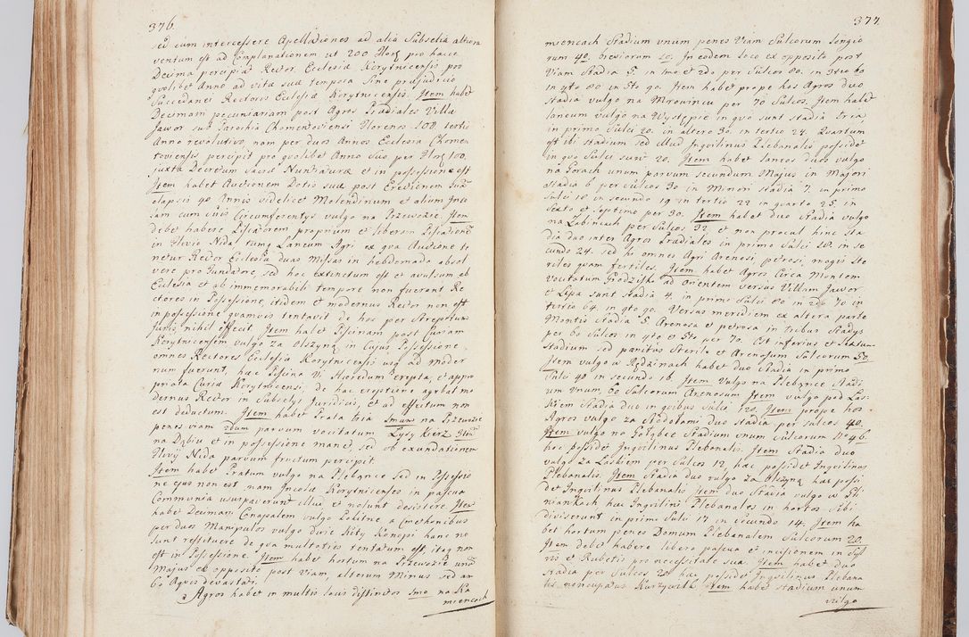 Zdjęcie nr 209 dla obiektu archiwalnego: Acta visitationis ecclesiarum in decanatu Sokolinensi et Kijensi ex commissione Cel. Principis R.D. Andrea Stanislai Kostka comitis in Załuskie Załuski, episcopi Cracoviensis, ducis Severiae, per Josephum Carolum Bleszyński, ecclesiarum cathedralis Cracoviensis et Insignis Collegiatae Sandomiriensis canonicum, expeditae diebus mensium Januarii et Februarii et Martii 1748 anno