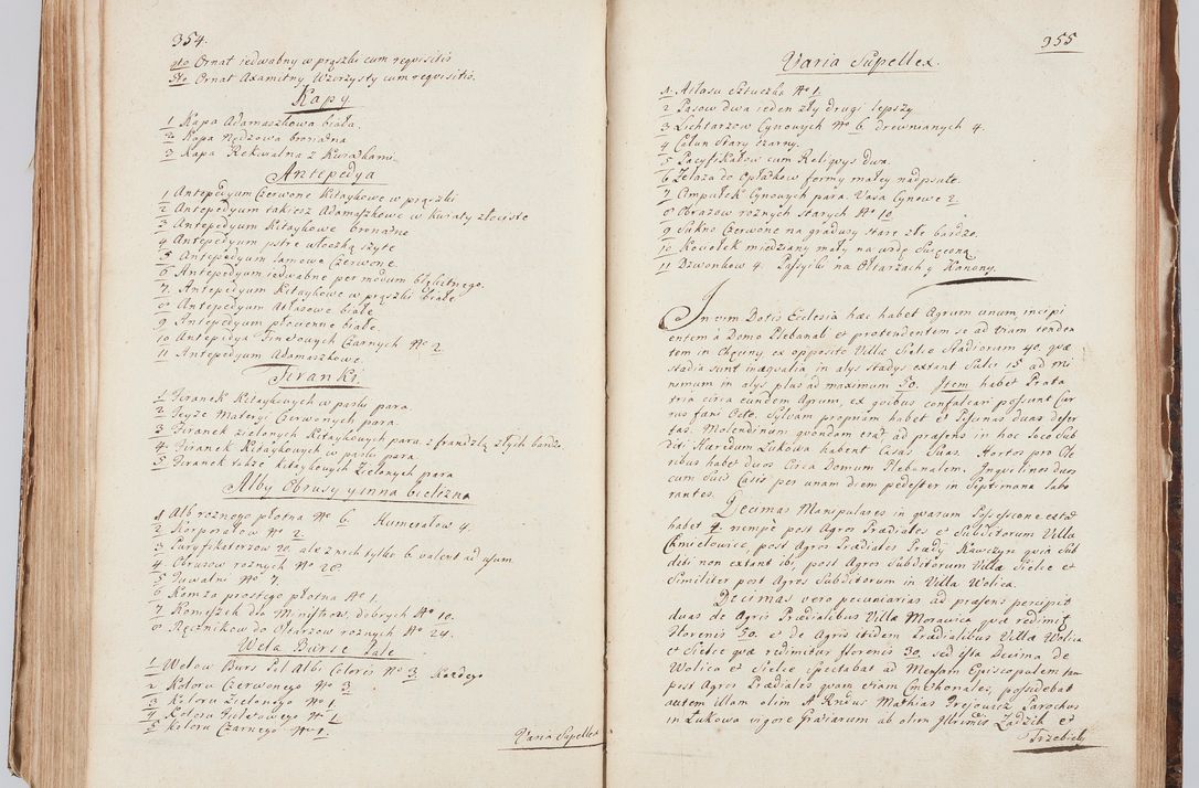 Zdjęcie nr 198 dla obiektu archiwalnego: Acta visitationis ecclesiarum in decanatu Sokolinensi et Kijensi ex commissione Cel. Principis R.D. Andrea Stanislai Kostka comitis in Załuskie Załuski, episcopi Cracoviensis, ducis Severiae, per Josephum Carolum Bleszyński, ecclesiarum cathedralis Cracoviensis et Insignis Collegiatae Sandomiriensis canonicum, expeditae diebus mensium Januarii et Februarii et Martii 1748 anno