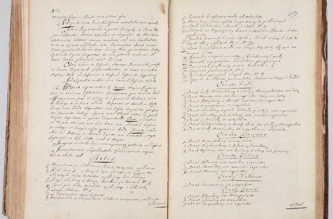 Zdjęcie nr 197 dla obiektu archiwalnego: Acta visitationis ecclesiarum in decanatu Sokolinensi et Kijensi ex commissione Cel. Principis R.D. Andrea Stanislai Kostka comitis in Załuskie Załuski, episcopi Cracoviensis, ducis Severiae, per Josephum Carolum Bleszyński, ecclesiarum cathedralis Cracoviensis et Insignis Collegiatae Sandomiriensis canonicum, expeditae diebus mensium Januarii et Februarii et Martii 1748 anno