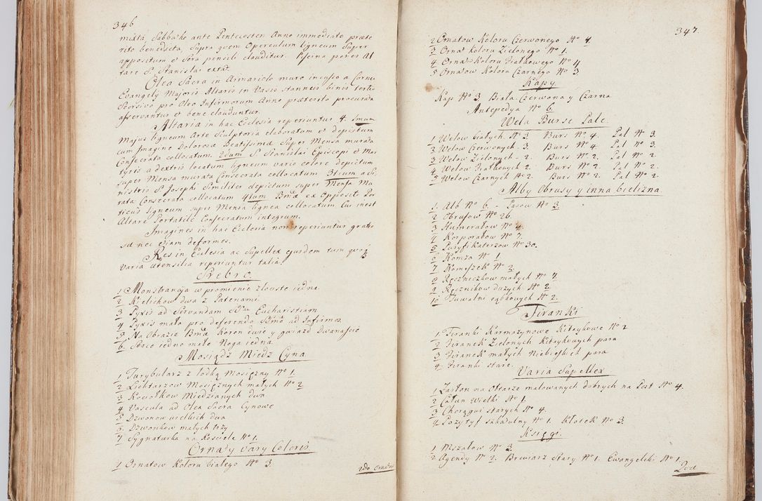 Zdjęcie nr 193 dla obiektu archiwalnego: Acta visitationis ecclesiarum in decanatu Sokolinensi et Kijensi ex commissione Cel. Principis R.D. Andrea Stanislai Kostka comitis in Załuskie Załuski, episcopi Cracoviensis, ducis Severiae, per Josephum Carolum Bleszyński, ecclesiarum cathedralis Cracoviensis et Insignis Collegiatae Sandomiriensis canonicum, expeditae diebus mensium Januarii et Februarii et Martii 1748 anno