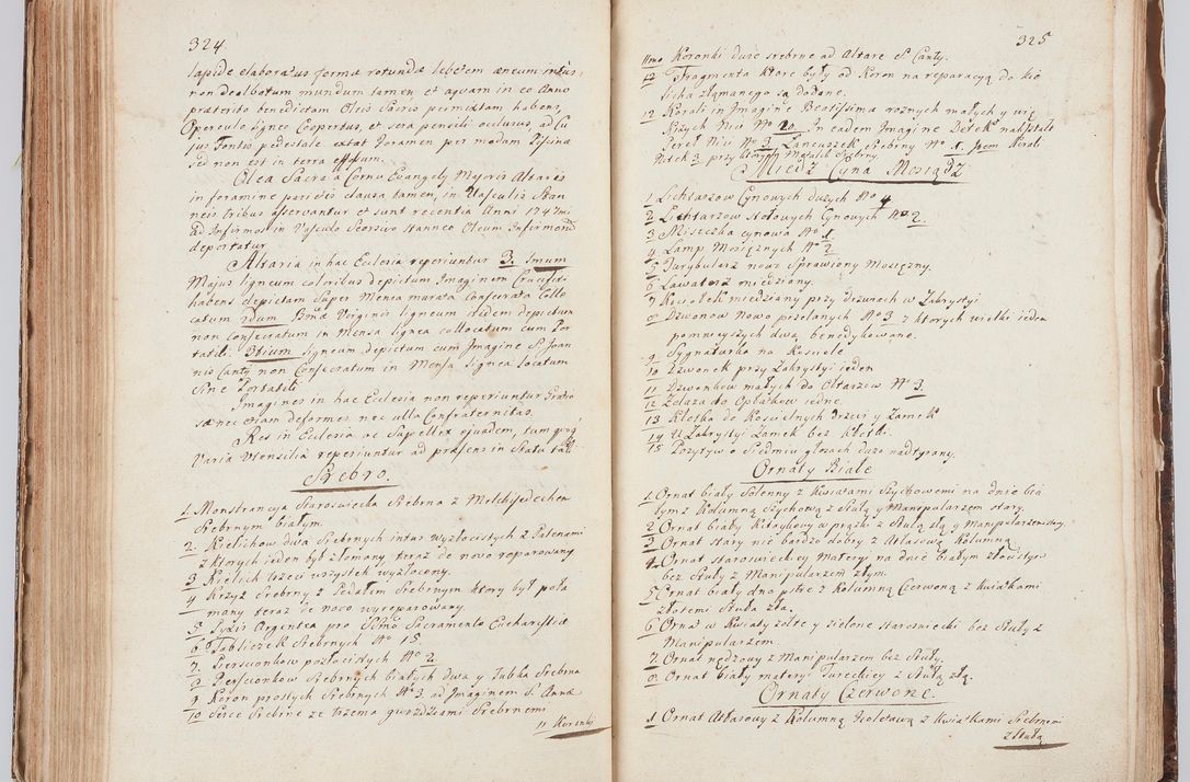 Zdjęcie nr 182 dla obiektu archiwalnego: Acta visitationis ecclesiarum in decanatu Sokolinensi et Kijensi ex commissione Cel. Principis R.D. Andrea Stanislai Kostka comitis in Załuskie Załuski, episcopi Cracoviensis, ducis Severiae, per Josephum Carolum Bleszyński, ecclesiarum cathedralis Cracoviensis et Insignis Collegiatae Sandomiriensis canonicum, expeditae diebus mensium Januarii et Februarii et Martii 1748 anno