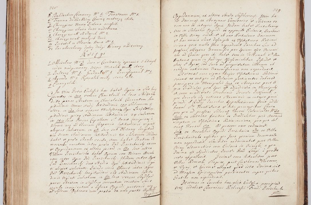 Zdjęcie nr 184 dla obiektu archiwalnego: Acta visitationis ecclesiarum in decanatu Sokolinensi et Kijensi ex commissione Cel. Principis R.D. Andrea Stanislai Kostka comitis in Załuskie Załuski, episcopi Cracoviensis, ducis Severiae, per Josephum Carolum Bleszyński, ecclesiarum cathedralis Cracoviensis et Insignis Collegiatae Sandomiriensis canonicum, expeditae diebus mensium Januarii et Februarii et Martii 1748 anno