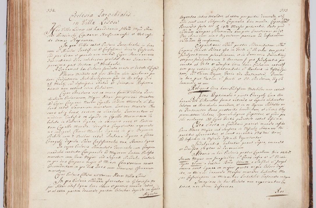 Zdjęcie nr 186 dla obiektu archiwalnego: Acta visitationis ecclesiarum in decanatu Sokolinensi et Kijensi ex commissione Cel. Principis R.D. Andrea Stanislai Kostka comitis in Załuskie Załuski, episcopi Cracoviensis, ducis Severiae, per Josephum Carolum Bleszyński, ecclesiarum cathedralis Cracoviensis et Insignis Collegiatae Sandomiriensis canonicum, expeditae diebus mensium Januarii et Februarii et Martii 1748 anno