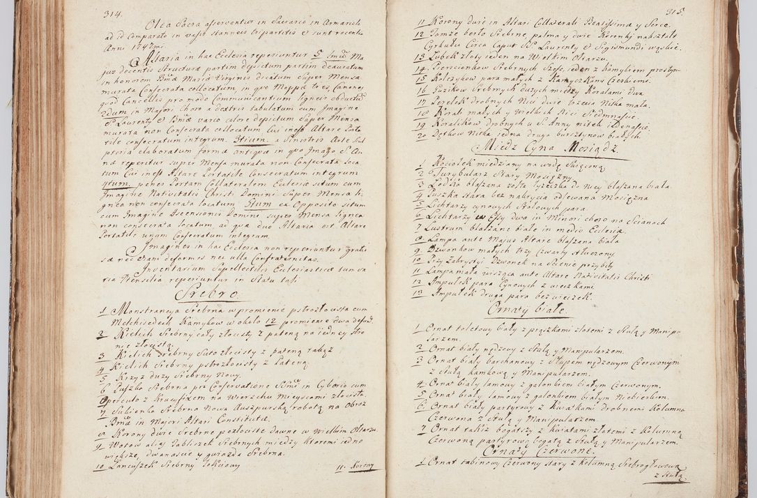 Zdjęcie nr 177 dla obiektu archiwalnego: Acta visitationis ecclesiarum in decanatu Sokolinensi et Kijensi ex commissione Cel. Principis R.D. Andrea Stanislai Kostka comitis in Załuskie Załuski, episcopi Cracoviensis, ducis Severiae, per Josephum Carolum Bleszyński, ecclesiarum cathedralis Cracoviensis et Insignis Collegiatae Sandomiriensis canonicum, expeditae diebus mensium Januarii et Februarii et Martii 1748 anno