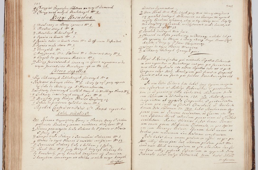 Zdjęcie nr 171 dla obiektu archiwalnego: Acta visitationis ecclesiarum in decanatu Sokolinensi et Kijensi ex commissione Cel. Principis R.D. Andrea Stanislai Kostka comitis in Załuskie Załuski, episcopi Cracoviensis, ducis Severiae, per Josephum Carolum Bleszyński, ecclesiarum cathedralis Cracoviensis et Insignis Collegiatae Sandomiriensis canonicum, expeditae diebus mensium Januarii et Februarii et Martii 1748 anno