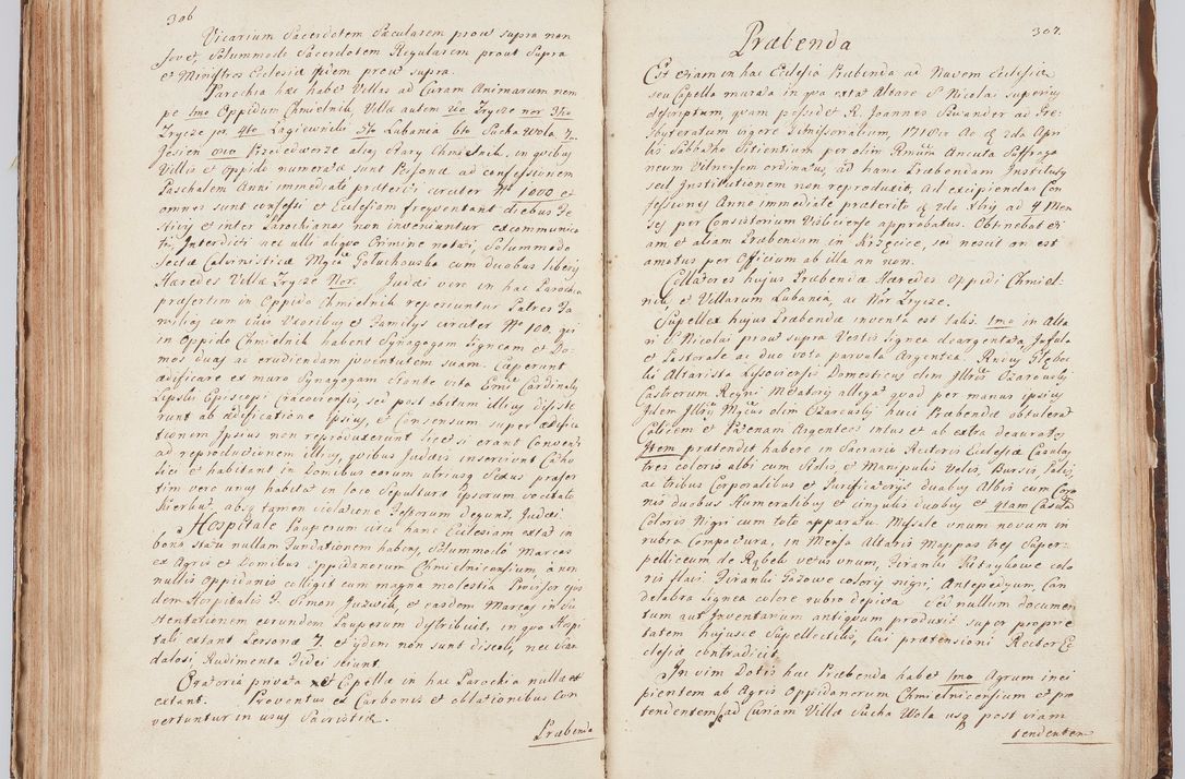Zdjęcie nr 173 dla obiektu archiwalnego: Acta visitationis ecclesiarum in decanatu Sokolinensi et Kijensi ex commissione Cel. Principis R.D. Andrea Stanislai Kostka comitis in Załuskie Załuski, episcopi Cracoviensis, ducis Severiae, per Josephum Carolum Bleszyński, ecclesiarum cathedralis Cracoviensis et Insignis Collegiatae Sandomiriensis canonicum, expeditae diebus mensium Januarii et Februarii et Martii 1748 anno