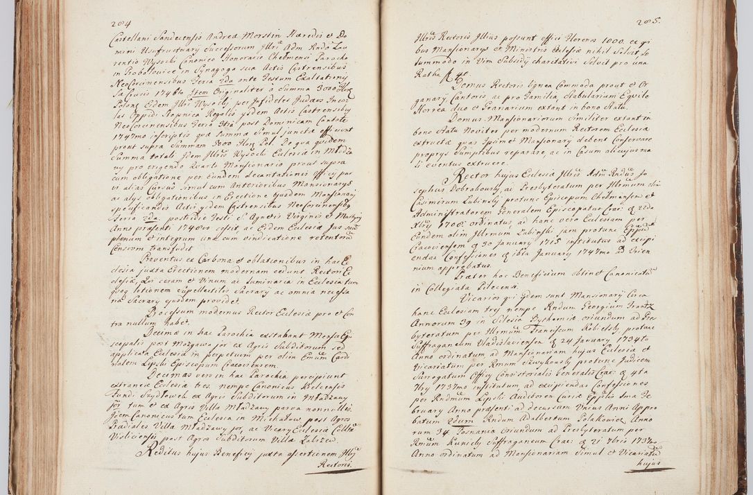 Zdjęcie nr 162 dla obiektu archiwalnego: Acta visitationis ecclesiarum in decanatu Sokolinensi et Kijensi ex commissione Cel. Principis R.D. Andrea Stanislai Kostka comitis in Załuskie Załuski, episcopi Cracoviensis, ducis Severiae, per Josephum Carolum Bleszyński, ecclesiarum cathedralis Cracoviensis et Insignis Collegiatae Sandomiriensis canonicum, expeditae diebus mensium Januarii et Februarii et Martii 1748 anno