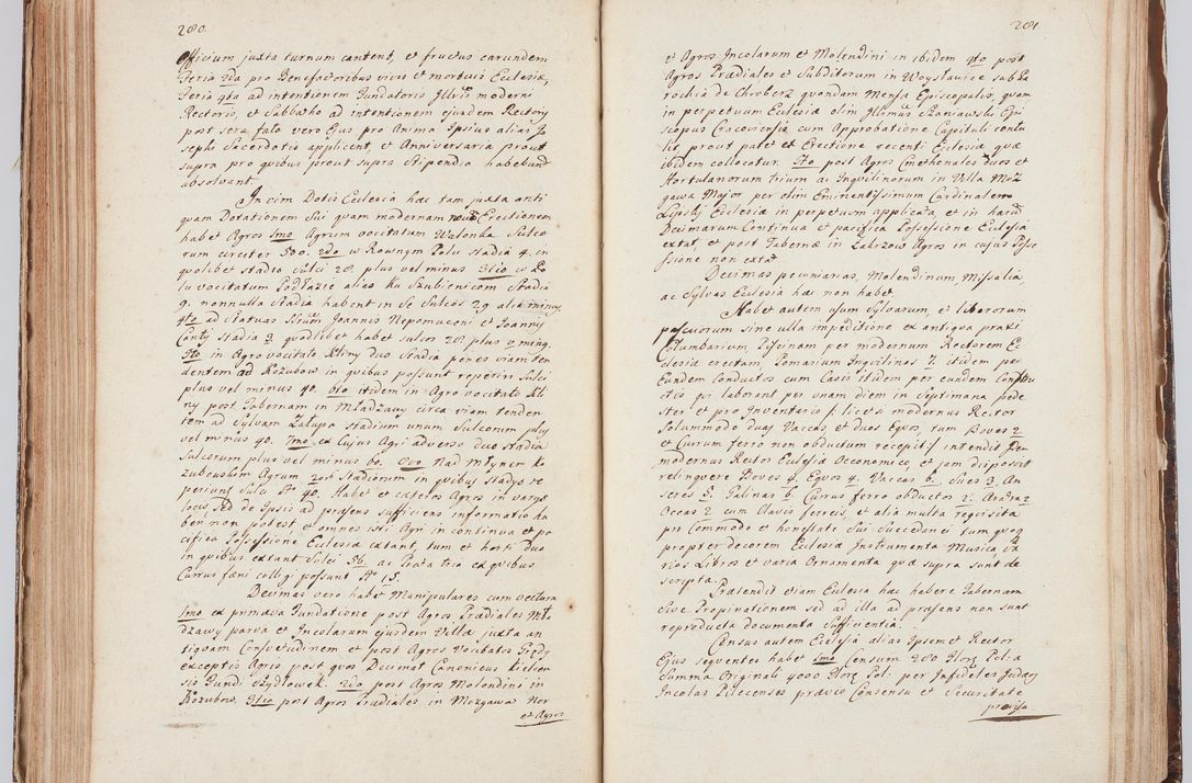Zdjęcie nr 160 dla obiektu archiwalnego: Acta visitationis ecclesiarum in decanatu Sokolinensi et Kijensi ex commissione Cel. Principis R.D. Andrea Stanislai Kostka comitis in Załuskie Załuski, episcopi Cracoviensis, ducis Severiae, per Josephum Carolum Bleszyński, ecclesiarum cathedralis Cracoviensis et Insignis Collegiatae Sandomiriensis canonicum, expeditae diebus mensium Januarii et Februarii et Martii 1748 anno