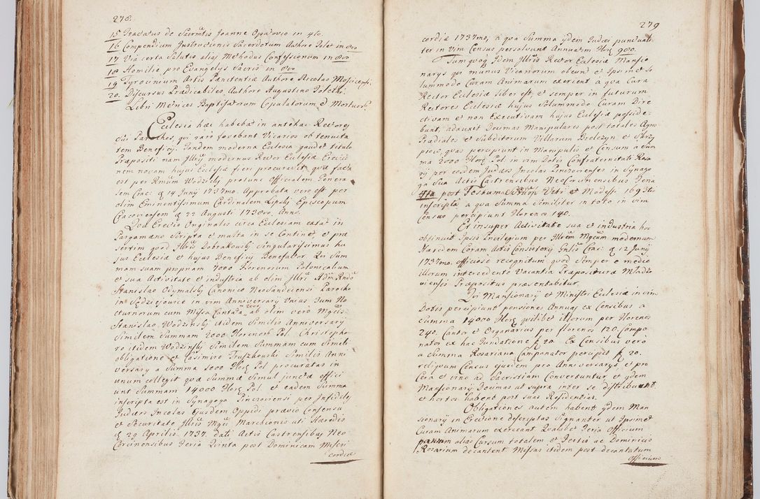 Zdjęcie nr 159 dla obiektu archiwalnego: Acta visitationis ecclesiarum in decanatu Sokolinensi et Kijensi ex commissione Cel. Principis R.D. Andrea Stanislai Kostka comitis in Załuskie Załuski, episcopi Cracoviensis, ducis Severiae, per Josephum Carolum Bleszyński, ecclesiarum cathedralis Cracoviensis et Insignis Collegiatae Sandomiriensis canonicum, expeditae diebus mensium Januarii et Februarii et Martii 1748 anno