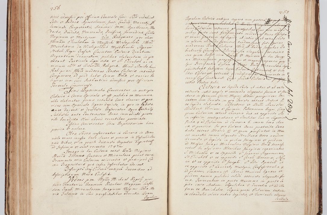 Zdjęcie nr 147 dla obiektu archiwalnego: Acta visitationis ecclesiarum in decanatu Sokolinensi et Kijensi ex commissione Cel. Principis R.D. Andrea Stanislai Kostka comitis in Załuskie Załuski, episcopi Cracoviensis, ducis Severiae, per Josephum Carolum Bleszyński, ecclesiarum cathedralis Cracoviensis et Insignis Collegiatae Sandomiriensis canonicum, expeditae diebus mensium Januarii et Februarii et Martii 1748 anno