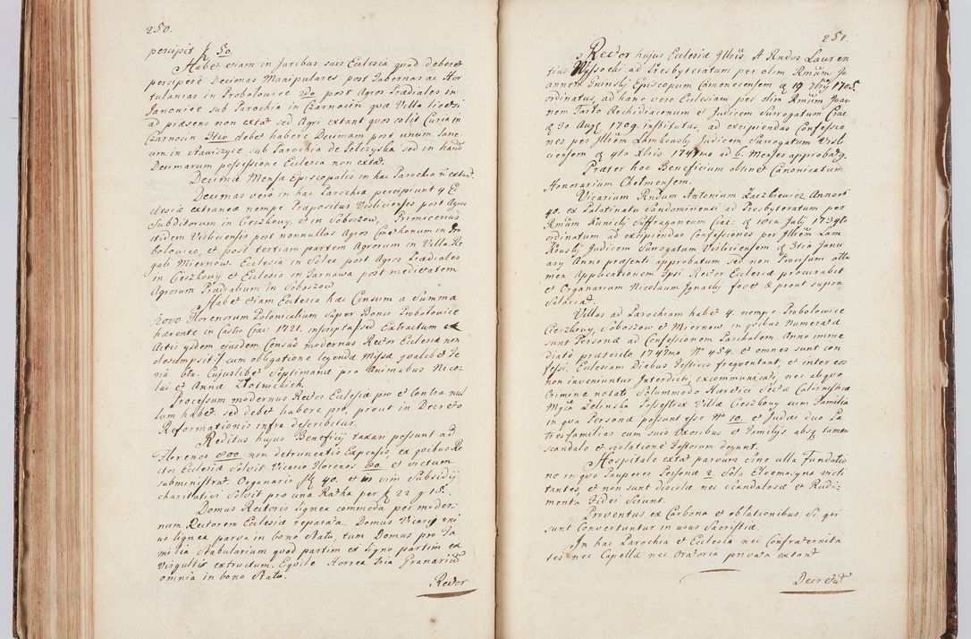 Zdjęcie nr 144 dla obiektu archiwalnego: Acta visitationis ecclesiarum in decanatu Sokolinensi et Kijensi ex commissione Cel. Principis R.D. Andrea Stanislai Kostka comitis in Załuskie Załuski, episcopi Cracoviensis, ducis Severiae, per Josephum Carolum Bleszyński, ecclesiarum cathedralis Cracoviensis et Insignis Collegiatae Sandomiriensis canonicum, expeditae diebus mensium Januarii et Februarii et Martii 1748 anno