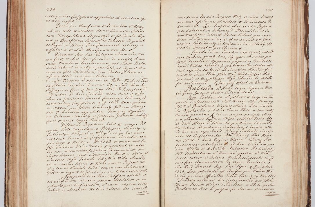 Zdjęcie nr 132 dla obiektu archiwalnego: Acta visitationis ecclesiarum in decanatu Sokolinensi et Kijensi ex commissione Cel. Principis R.D. Andrea Stanislai Kostka comitis in Załuskie Załuski, episcopi Cracoviensis, ducis Severiae, per Josephum Carolum Bleszyński, ecclesiarum cathedralis Cracoviensis et Insignis Collegiatae Sandomiriensis canonicum, expeditae diebus mensium Januarii et Februarii et Martii 1748 anno