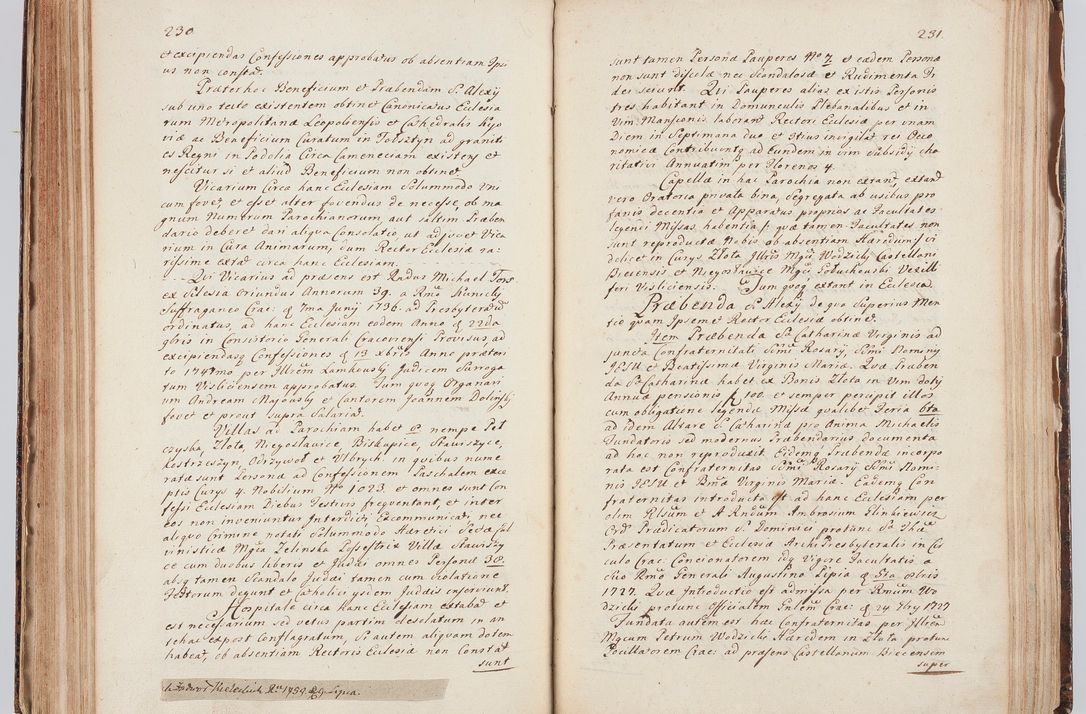 Zdjęcie nr 133 dla obiektu archiwalnego: Acta visitationis ecclesiarum in decanatu Sokolinensi et Kijensi ex commissione Cel. Principis R.D. Andrea Stanislai Kostka comitis in Załuskie Załuski, episcopi Cracoviensis, ducis Severiae, per Josephum Carolum Bleszyński, ecclesiarum cathedralis Cracoviensis et Insignis Collegiatae Sandomiriensis canonicum, expeditae diebus mensium Januarii et Februarii et Martii 1748 anno